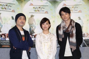 NHKドラマ『ガッタンガッタン それでもゴー』記者会見にて