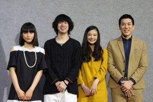 BSプレミアム『まれ~また会おうスペシャル~』試写会後会見の様子