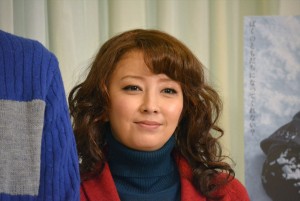 舞台『MORSE』囲み取材に出席した高橋由美子