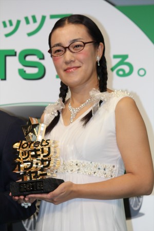 『Clorets スッキリ・オブ・ザ・イヤー2015』に登壇した白鳥久美子