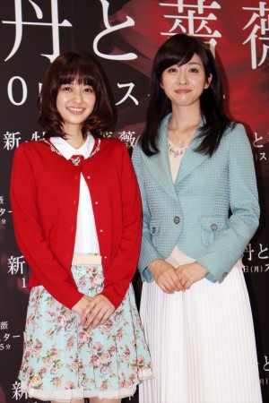 『新・牡丹と薔薇』キャスト取材会の様子