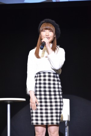 「ダンガンロンパ」プロジェクト発表会に出席した内田彩