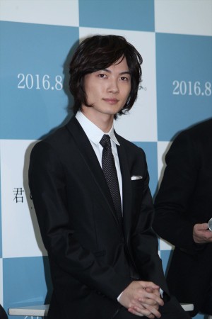 神木隆之介、『君の名は。』製作発表記者会見にて