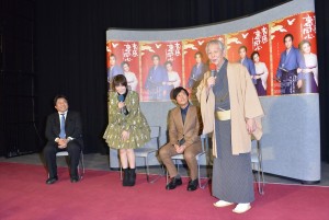 『吉原裏同心~新春吉原の大火~』試写会の様子