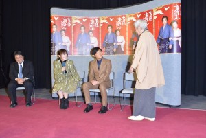 『吉原裏同心~新春吉原の大火~』試写会の様子