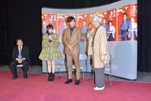 『吉原裏同心~新春吉原の大火~』試写会の様子