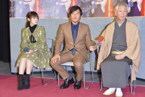 『吉原裏同心~新春吉原の大火~』試写会の様子