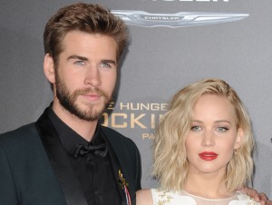私生活でもキスしたことがあるというジェニファー・ローレンス&リアム・ヘムズワース