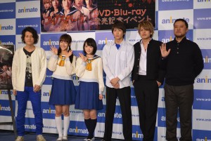 『コープスパーティー』続編制作決定が発表された囲み取材にて