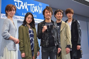 「A New Musical『JAM TOWN』」囲み取材会の様子