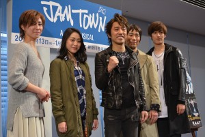 「A New Musical『JAM TOWN』」囲み取材会の様子