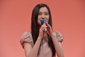 『聖戦ケルベロス 竜刻のファタリテ』製作発表会見に登壇したM・A・O