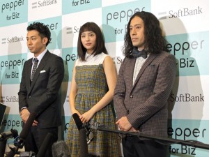 「Pepper World 2016」法人活用・記者説明会の様子