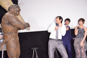 ハマカーン(浜谷健司・神田伸一郎)、篠田麻里子、映画『テラフォーマーズ』完成直前イベントに登場