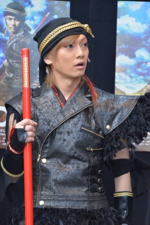 喜矢武豊、舞台『GOKU』囲み会見にて
