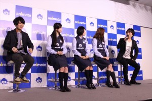 「アニメイト30周年プロジェクト」記者会見の様子