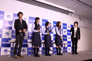 「アニメイト30周年プロジェクト」記者会見の様子
