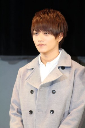 『仮面ライダーアマゾンズ』製作発表記者会見に登壇した藤田富