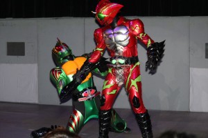 『仮面ライダーアマゾンズ』製作発表記者会見の様子