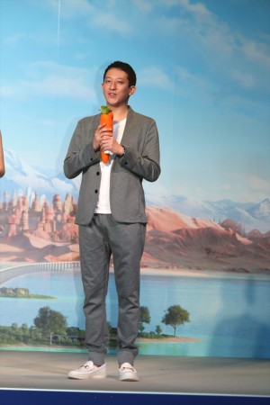 『ズートピア』来日記者会見&声優お披露目イベントに登壇した高橋茂雄(サバンナ)