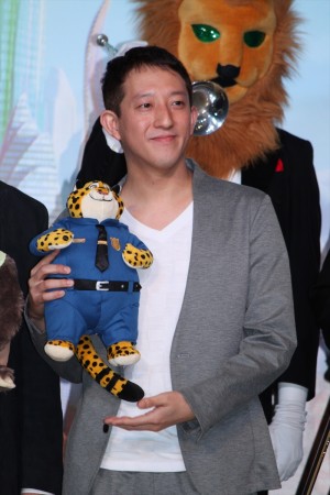 『ズートピア』来日記者会見&声優お披露目イベントに登壇した高橋茂雄(サバンナ)