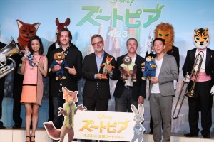 『ズートピア』来日記者会見&声優お披露目イベントの様子