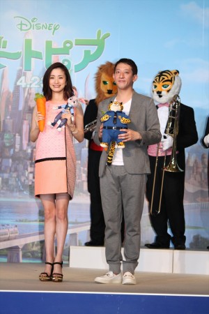 『ズートピア』来日記者会見&声優お披露目イベントの様子