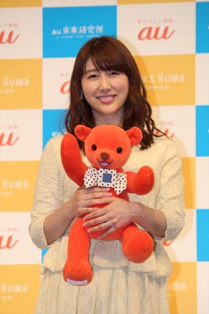 安めぐみ、「Comi Kuma(コミクマ)」記者発表会に登壇
