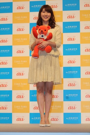 安めぐみ、「Comi Kuma(コミクマ)」記者発表会に登壇