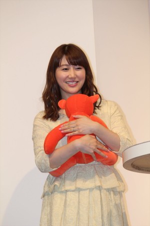 安めぐみ、「Comi Kuma(コミクマ)」記者発表会に登壇