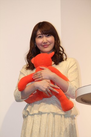 安めぐみ、「Comi Kuma(コミクマ)」記者発表会に登壇