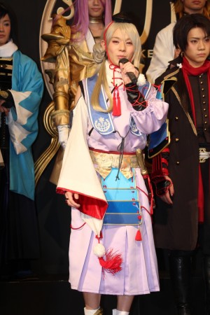 ミュージカル『刀剣乱舞』 ~阿津賀志山異聞~製作発表会見に登壇した大平峻也