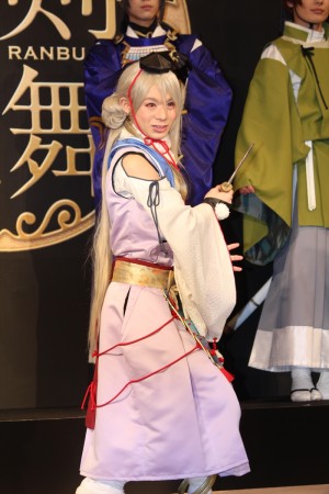 ミュージカル『刀剣乱舞』 ~阿津賀志山異聞~製作発表会見に登壇した大平峻也