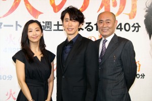 『火の粉』制作発表の様子
