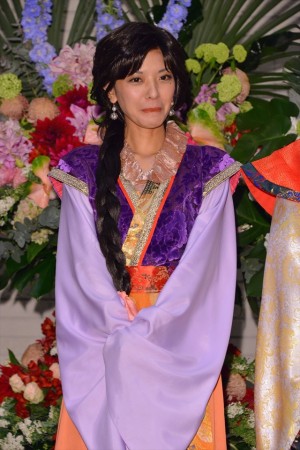 ミュージカル『ふしぎ遊戯~朱ノ章~』囲み取材に出席した宮地真緒