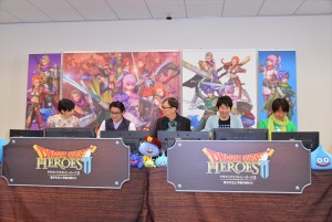 「ドラゴンクエストヒーローズ・ザ:LIVE@キャスト発表特番」の様子
