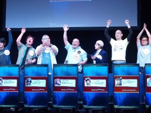 『モンスターハンターエクスプロア』記者発表会の様子