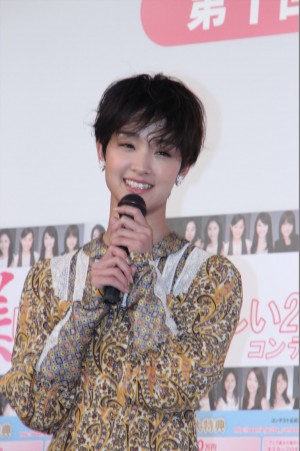 『第1回ミス美しい20代コンテスト』概要説明記者発表会に登壇した剛力彩芽