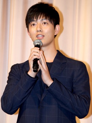 『夏美のホタル』完成披露試写会に登壇した工藤阿須加