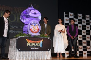 『ドラゴンクエストヒーローズII 双子の王と予言の終わり』完成披露発表会の様子