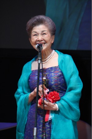 第25回日本映画批評家大賞実写部門授賞式に登壇した草村礼子