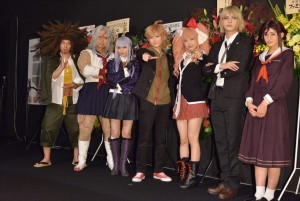 『ダンガンロンパ THE STAGE ~希望の学園と絶望の高校生~ 2016』囲み取材の様子