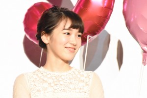 映画『MARS~ただ、君を愛してる~』の初日舞台挨拶に登壇した飯豊まりえ