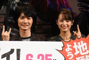 『TOO YOUNG TO DIE!若くして死ぬ』公開直前イベントに登壇した神木隆之介と清野菜名