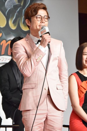 映画『闇金ウシジマくん Part3』『ザ・ファイナル』キャスト発表会見に登壇した藤森慎吾