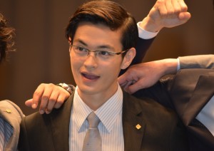 『HOPE~期待ゼロの新入社員~』壮行会イベントに登壇した瀬戸康史