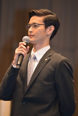 『HOPE~期待ゼロの新入社員~』壮行会イベントに登壇した瀬戸康史