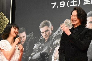 『KINGSGLAIVE FINAL FANTASY XV』ワールドプレミアに登場した綾野剛と忽那汐里