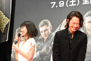 『KINGSGLAIVE FINAL FANTASY XV』ワールドプレミアに登場した綾野剛と忽那汐里