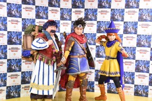 『ドラゴンクエスト ライブスペクタクルツアー』囲み取材に応じた松浦司、中川翔子、芋洗坂係長